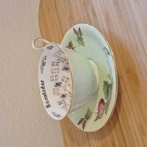 Aynsley Cup of Knowledge Teacup and Saucer